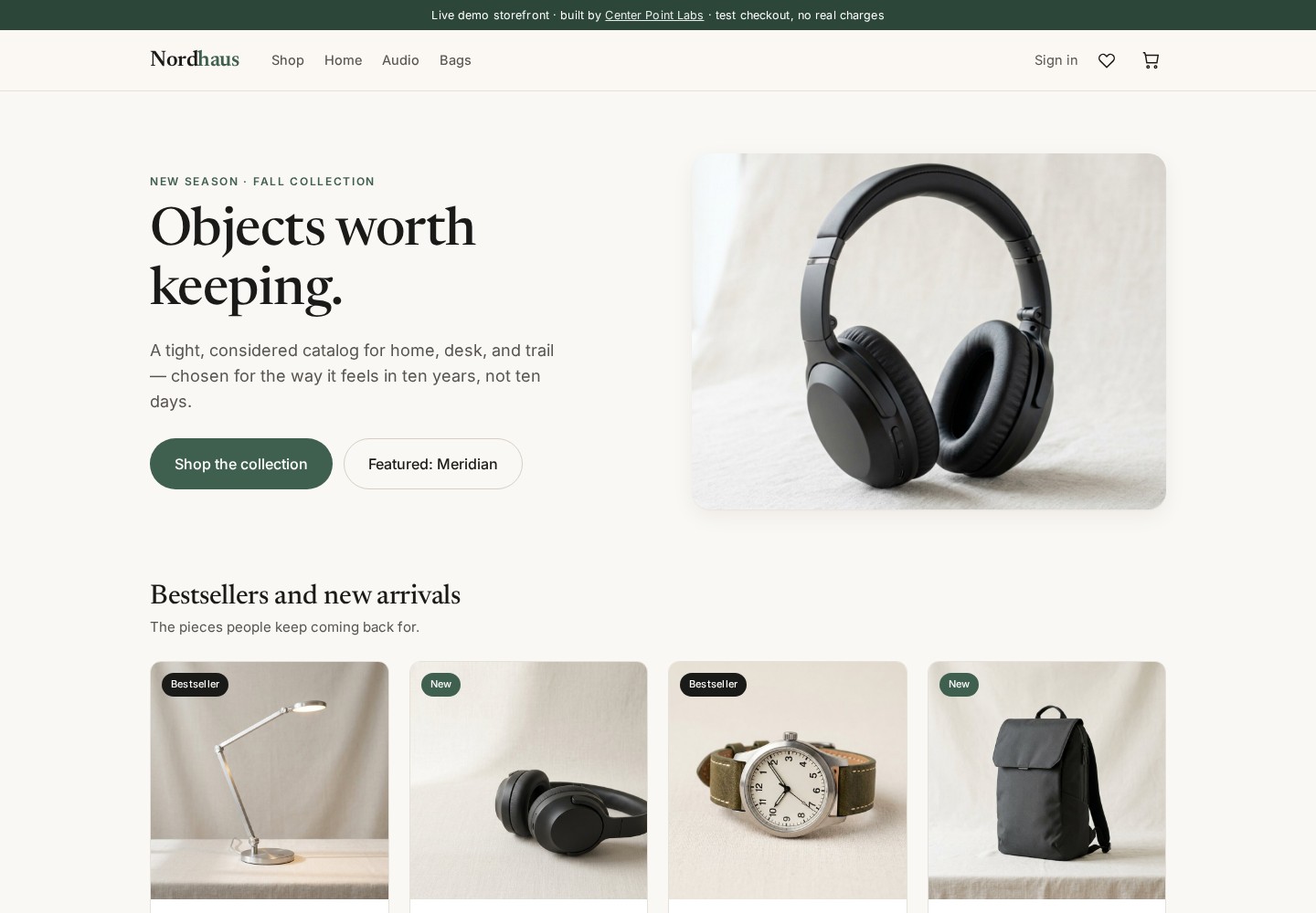 Nordhaus — the Signature Store showcase